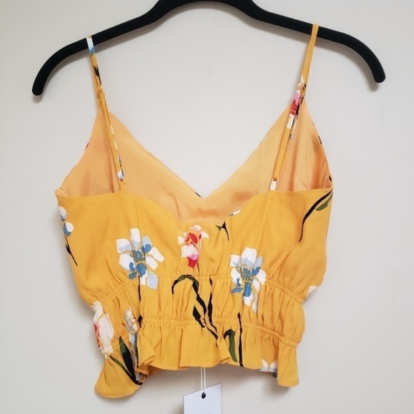 L’Academie Salta top in Yellow Meadow Medium - Picture 3 of 7